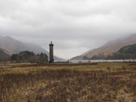 The Glenfinnan monument  to the Jacobites