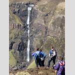 Cliff waterfall