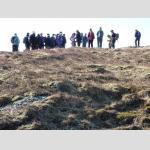 Heading onto the cliffs - a stunning day